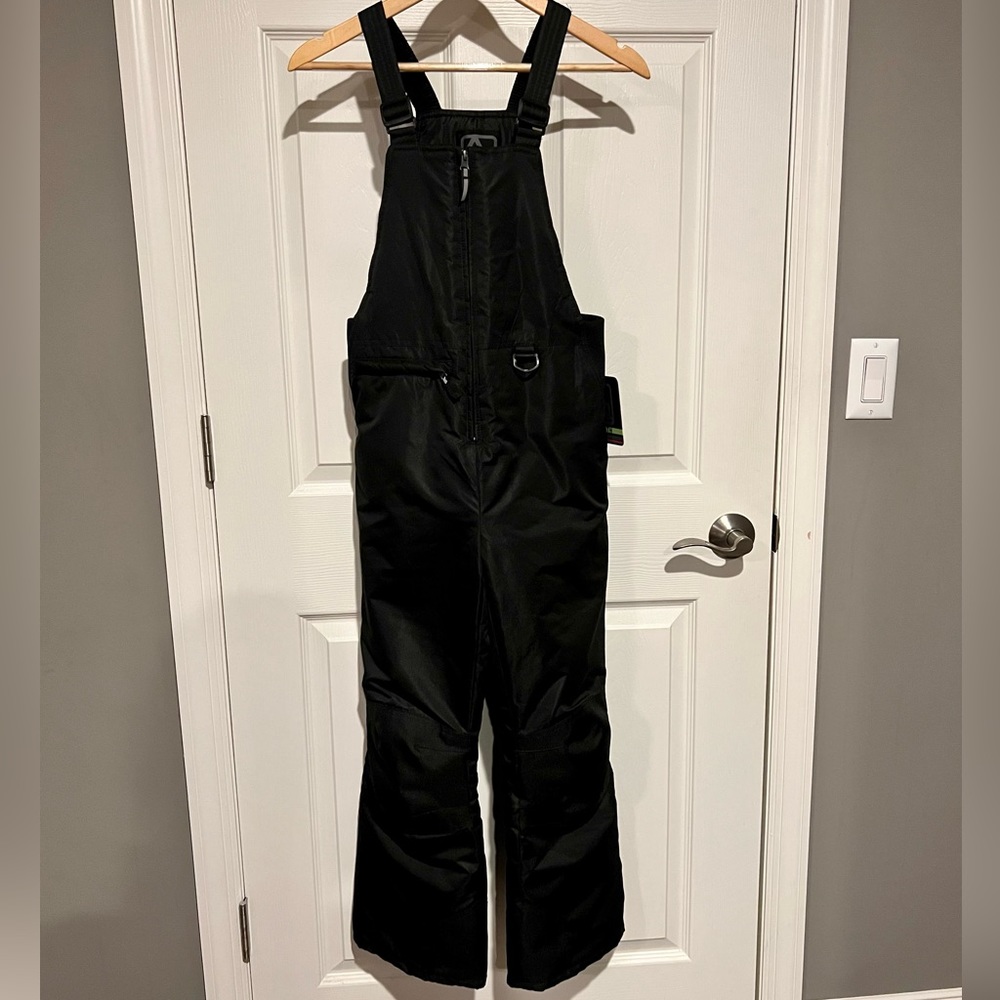 AQ performance Snow pants Bib Youth Small black ski